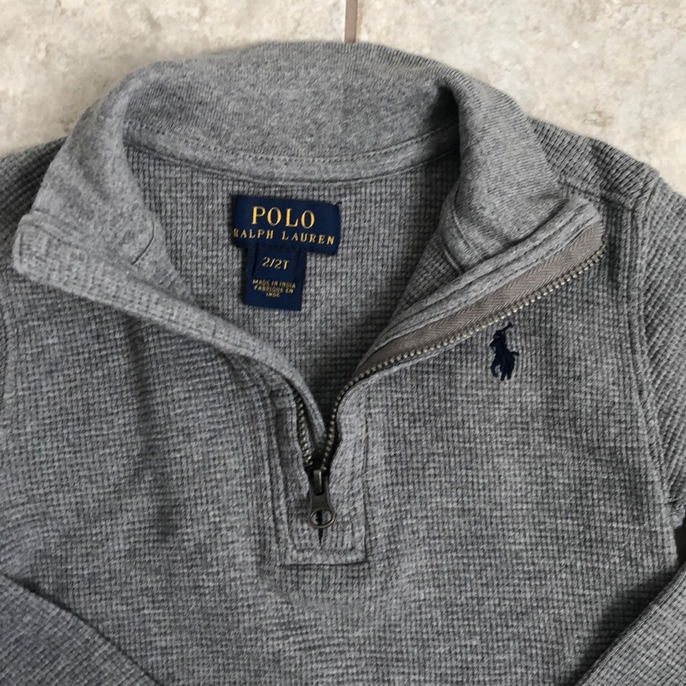 Boys Polo Half Zip
